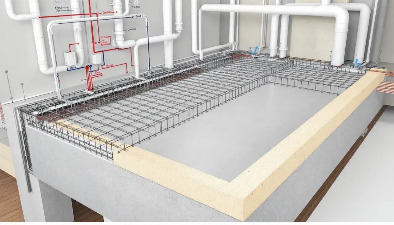 Płyta fundamentowa z ogrzewaniem podłogowym