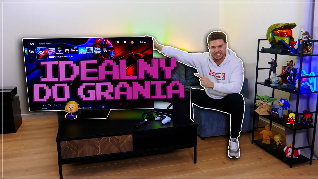 telewizor dla graczy setup konsola