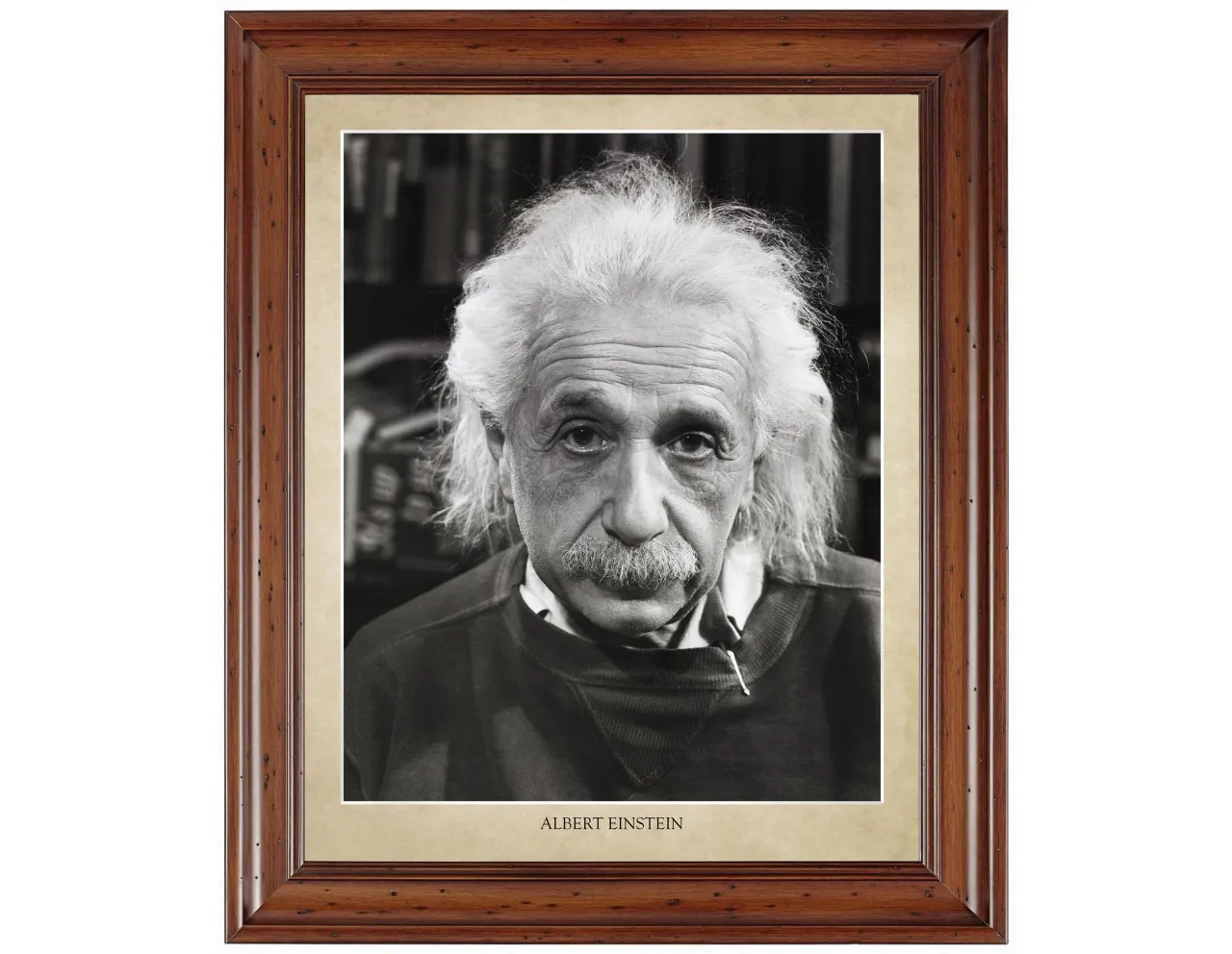Albert Einstein portret, tablica