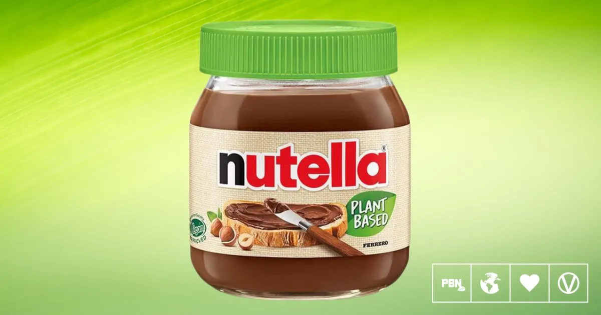 Nutella Plant-Based zielona etykieta