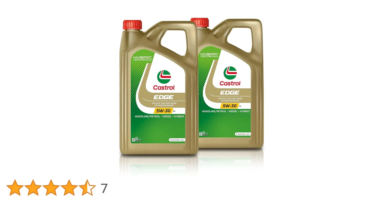 bidon d'huile moteur 5W-30 avec étiquette visible