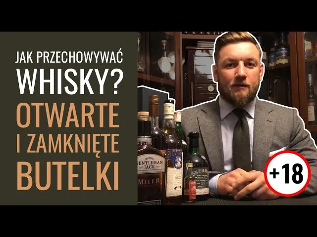 whisky zamknięta otwarta butelka por&oacute;wnanie