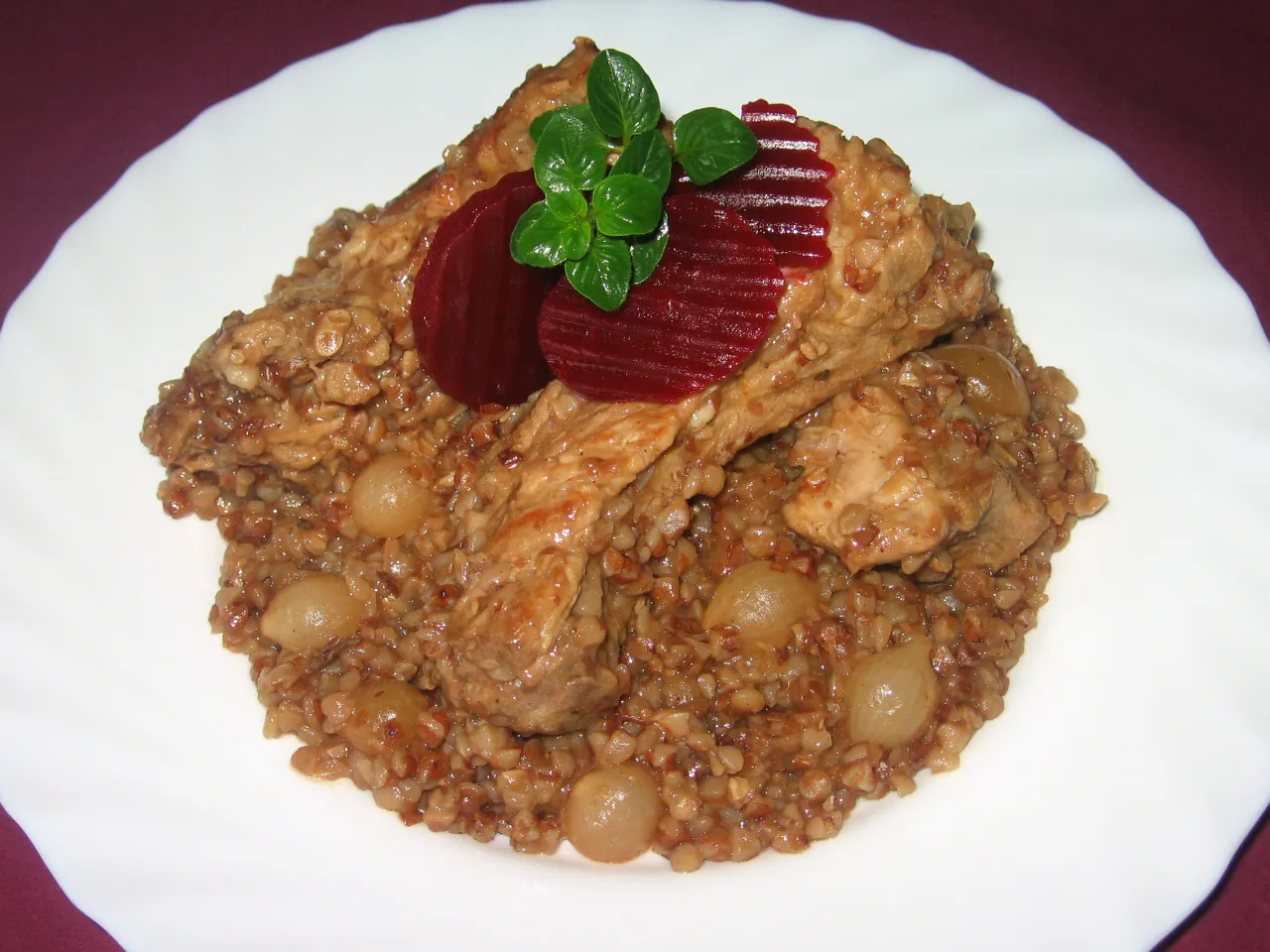 placek po zbójnicku żeberka golonka