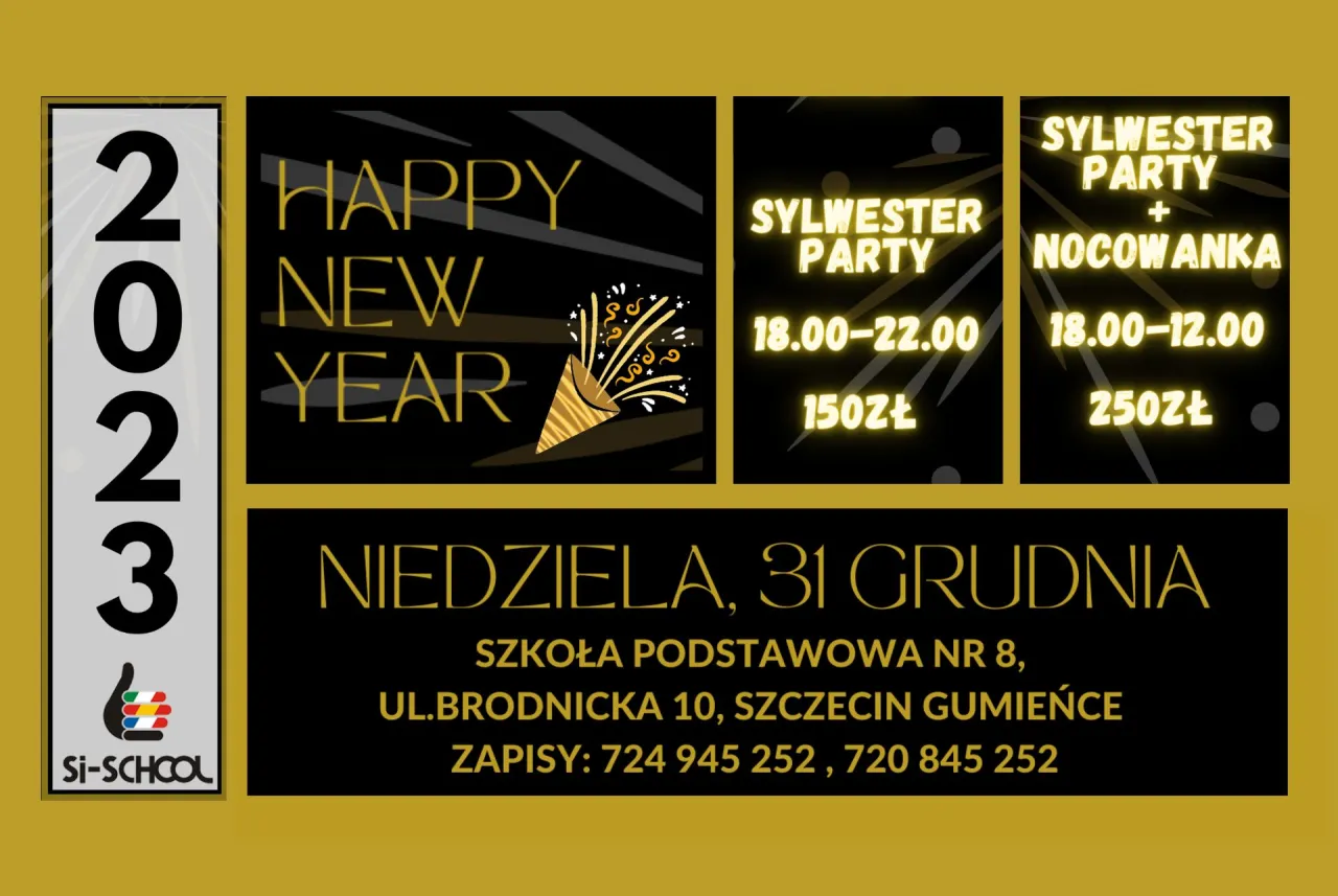 Sylwester dla dzieci Szczecin nocowanka