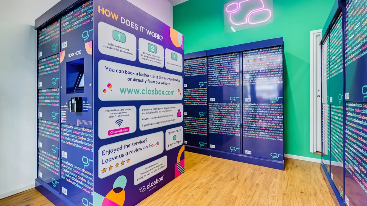 Tipi di deposito bagagli Roma armadietti automatici negozi