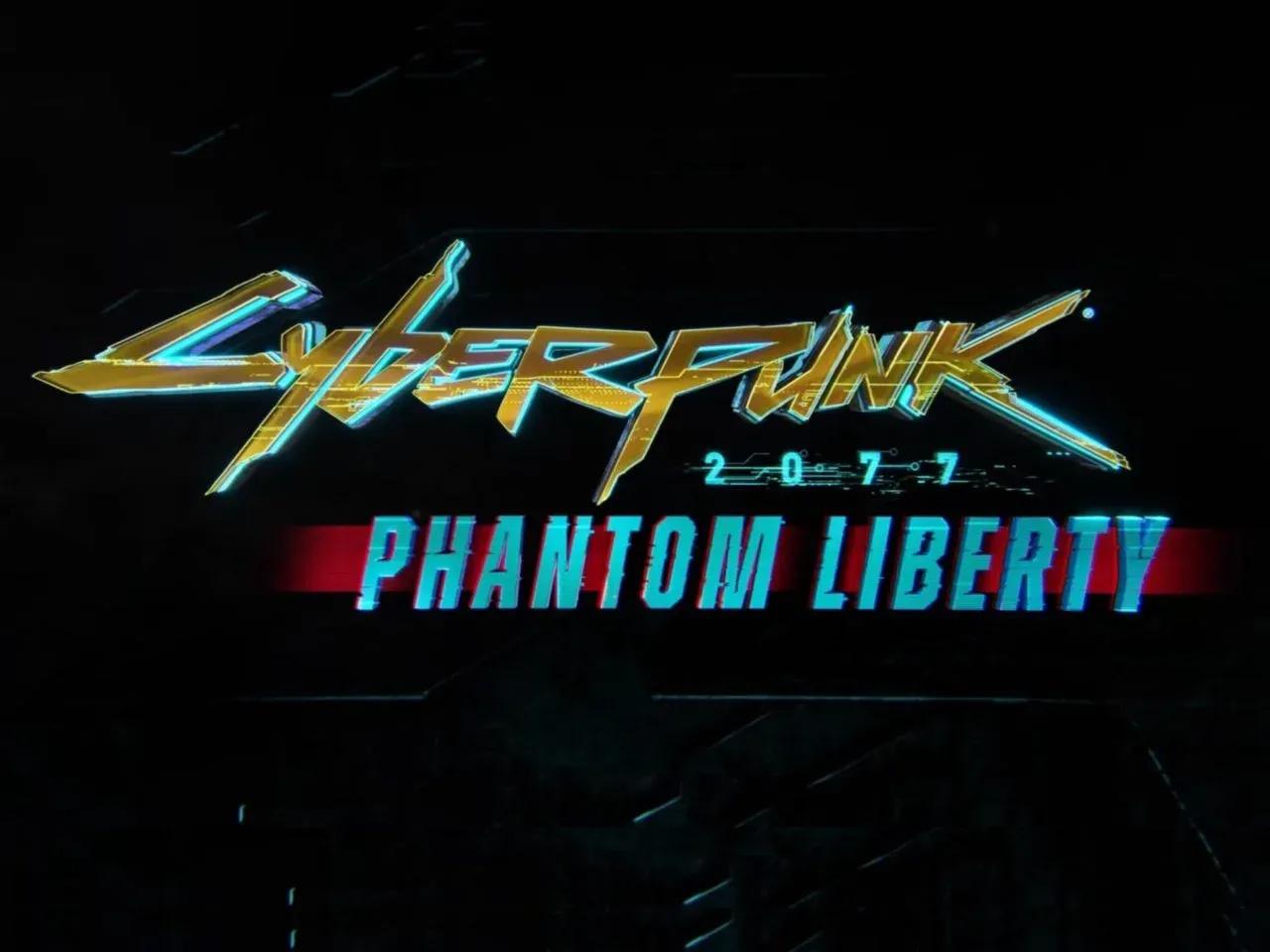 Cyberpunk 2077 Widmo Wolności logo i CD Projekt RED