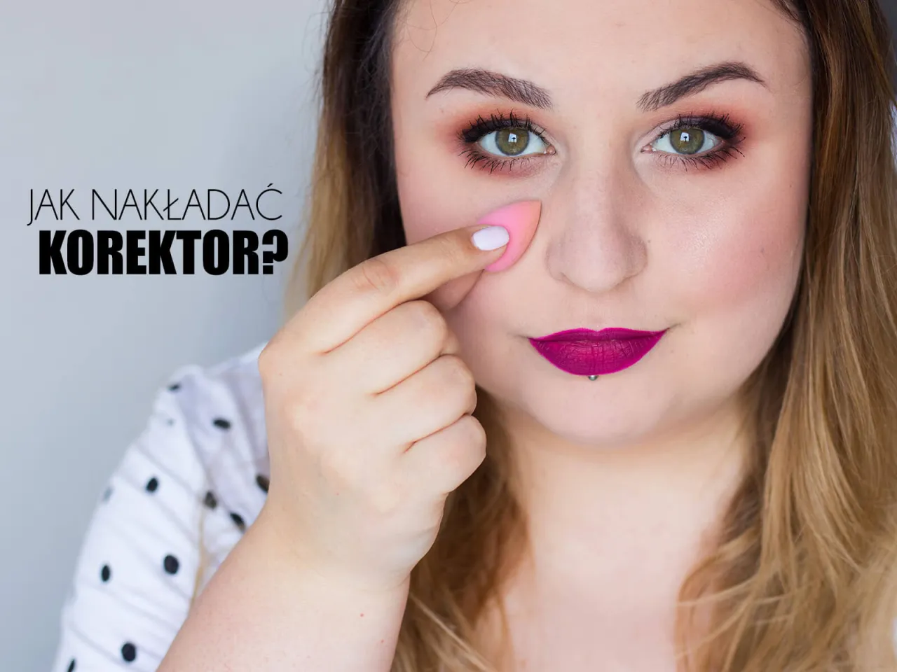 różowy korektor aplikacja krok po kroku