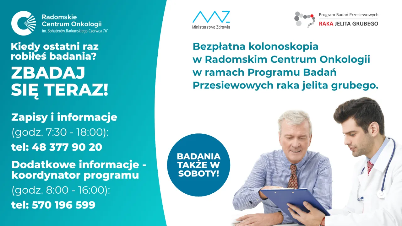Program Badań Przesiewowych NFZ kolonoskopia