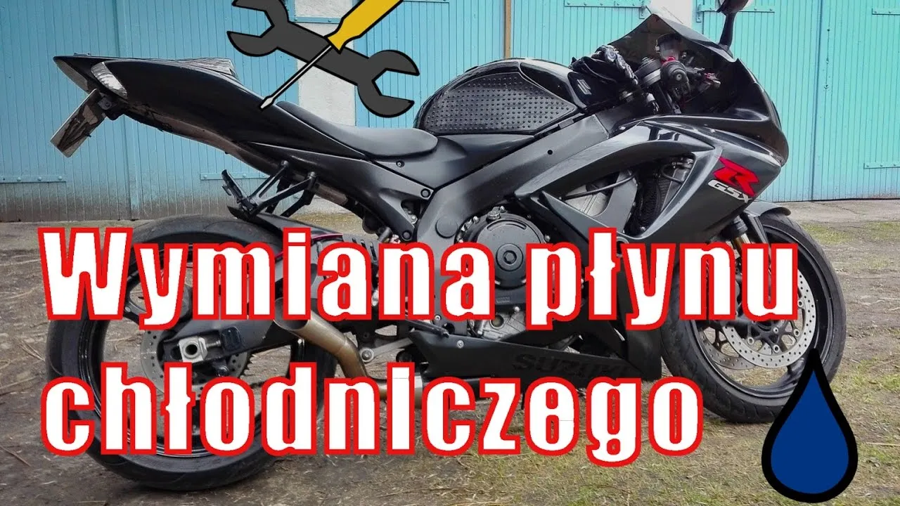 wymiana płynu chłodniczego w motocyklu