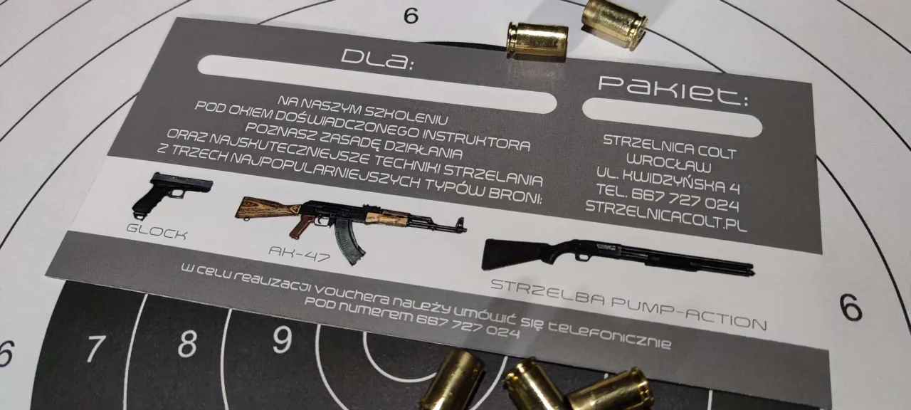 Strzelnica Colt Wrocław wnętrze