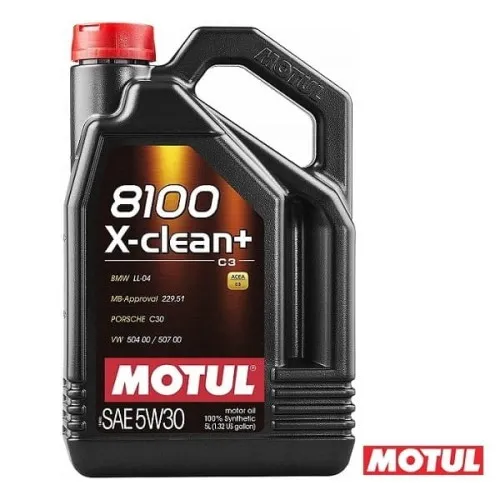 Zdjęcie Motul 8100 X-Clean+ 5W30 5 litrów - idealne olej do Twojego auta