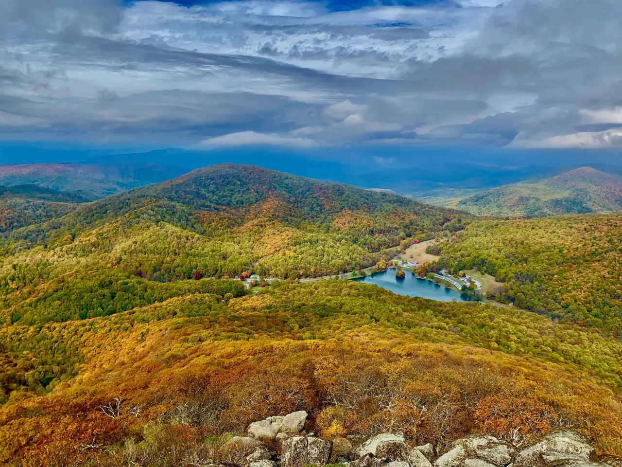 Blue Ridge Mountains foliage autunno