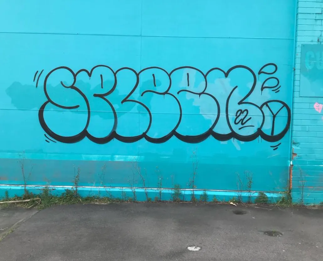 Graffiti Tag Throw-up Piece Beispiele