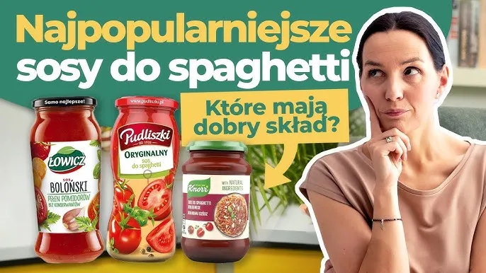 porównanie etykiet sosów do spaghetti