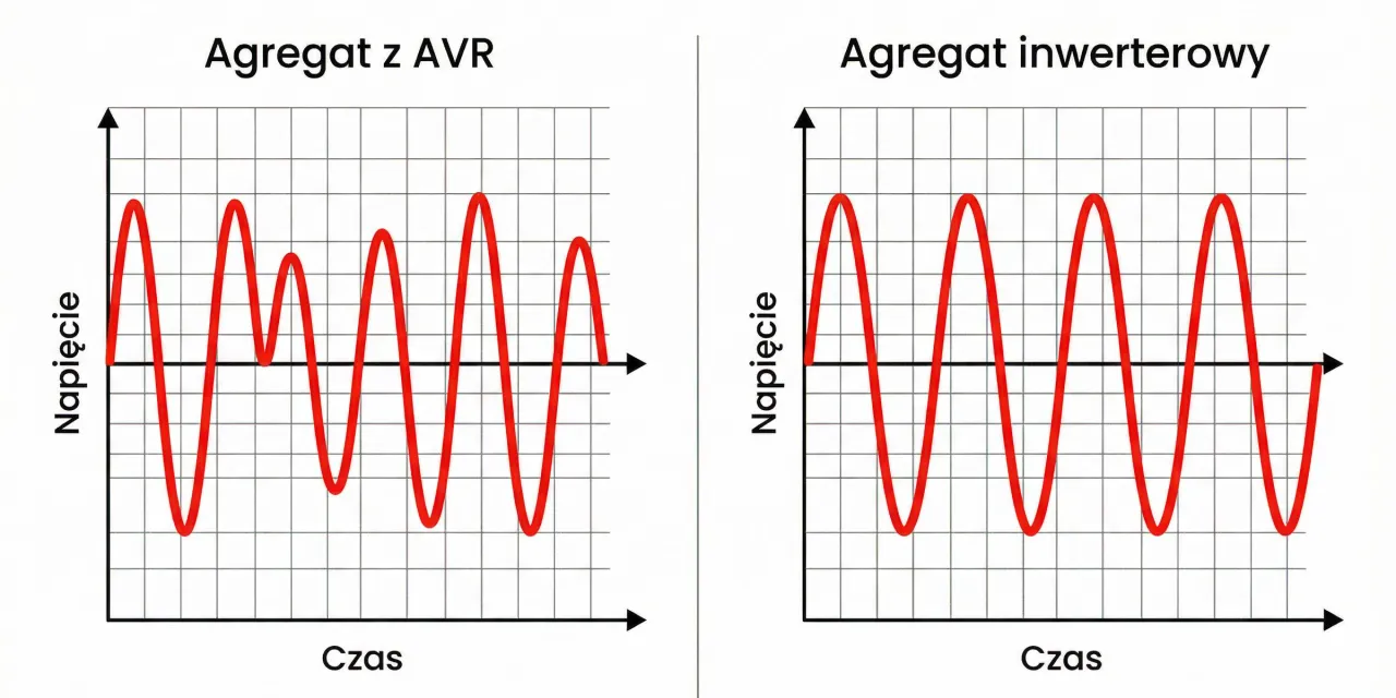 agregat inwerterowy vs avr por&oacute;wnanie