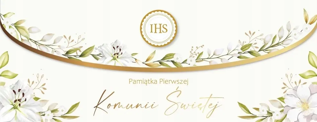 elegancka koperta z pieniędzmi na prezent komunijny