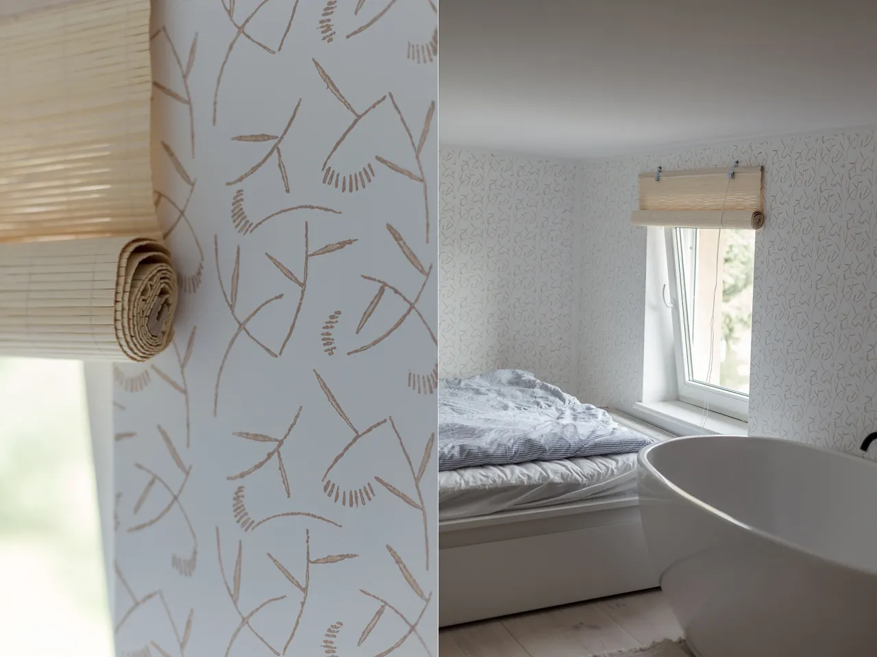 malowanie wałkiem dekoracyjnym na ścianie