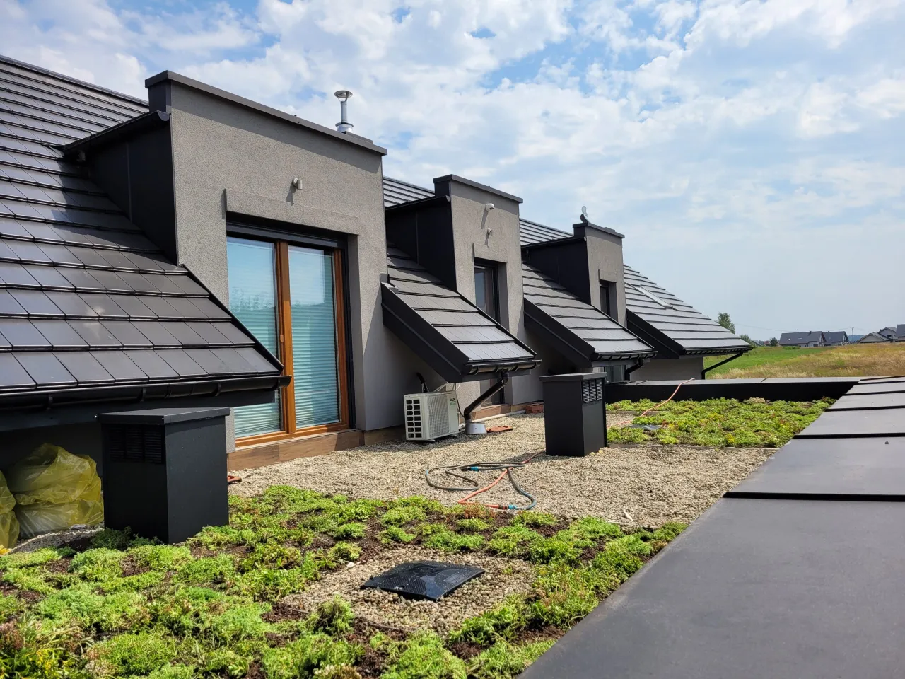 nowoczesne pokrycia dachowe dachy zielone