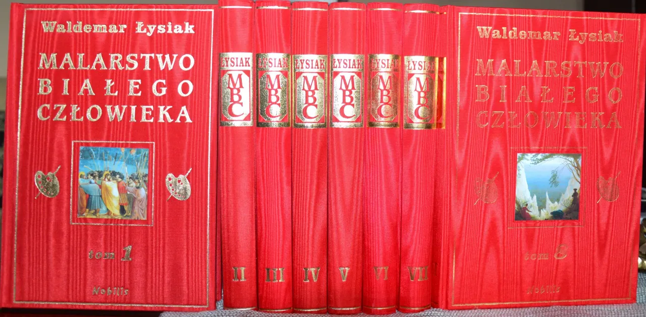 Waldemar Łysiak Malarstwo Białego Człowieka okładka