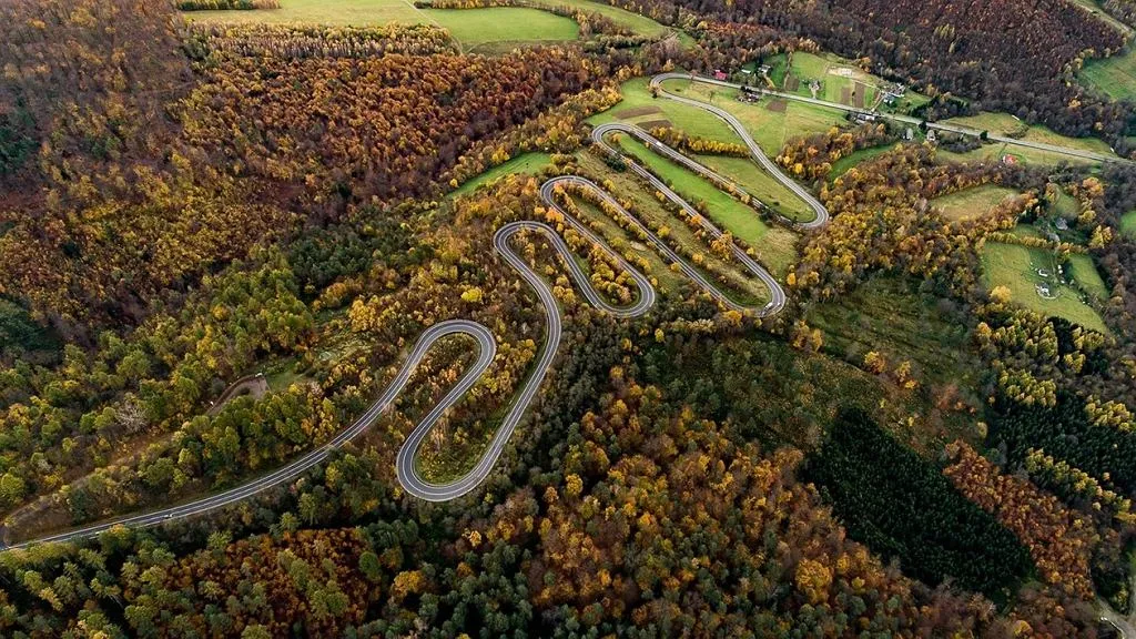 motocykl w Małopolsce widoki serpentyny