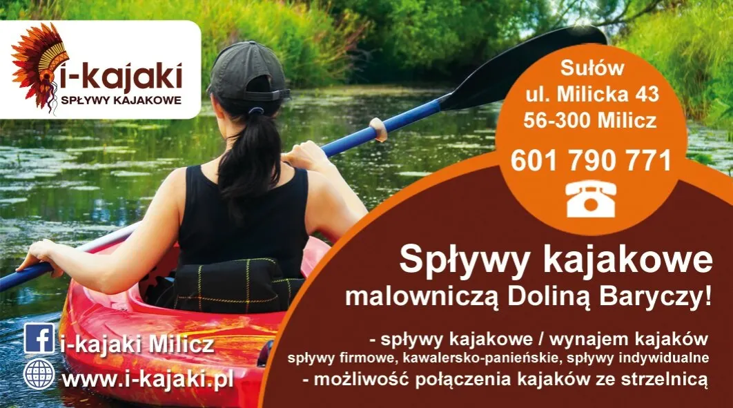 wypożyczalnia kajaków cennik