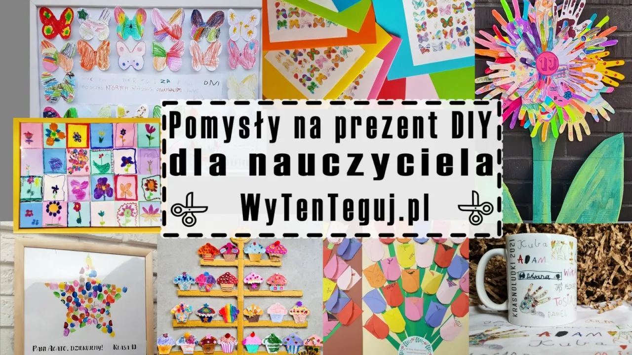 kreatywne prezenty DIY dla nauczyciela