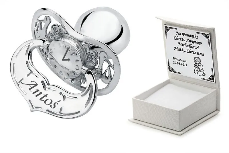 pomysły na prezent na chrzest biżuteria srebrny obrazek