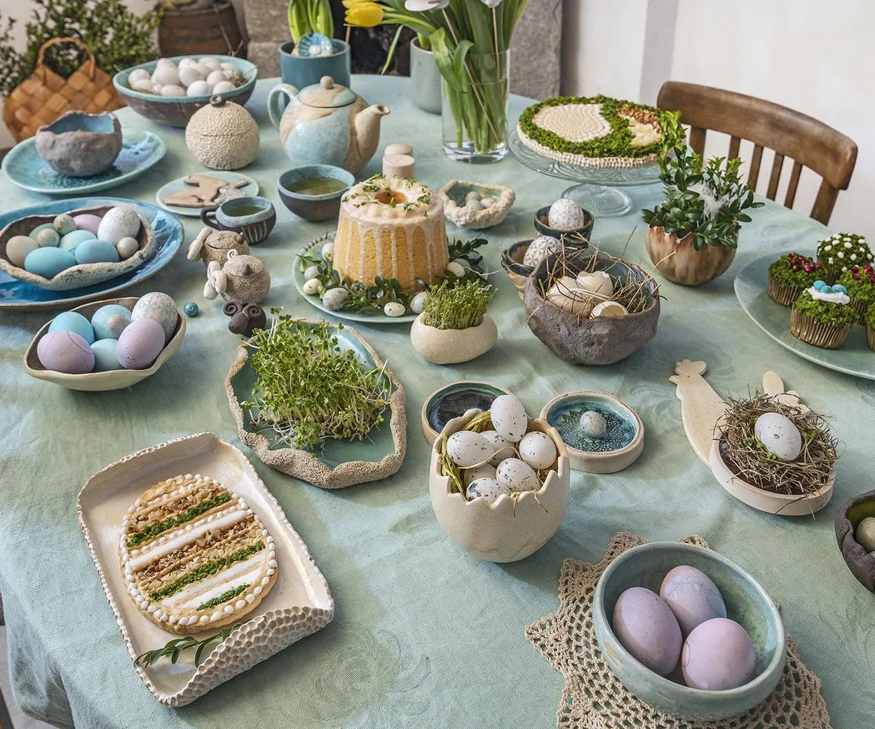 Modne stoły wielkanocne aranżacje 2026