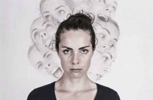 osoba z dysocjacyjnym zaburzeniem tożsamości symboliczne przedstawienie