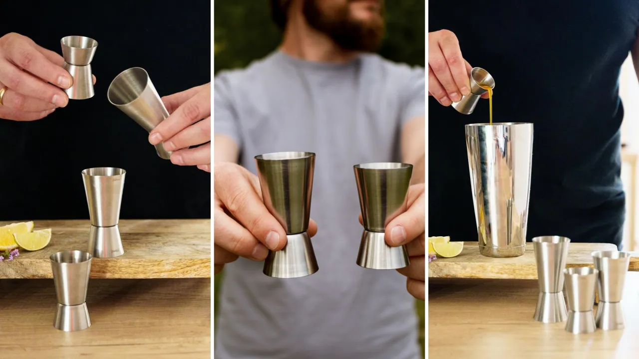 podstawowe akcesoria barmańskie shaker miarka