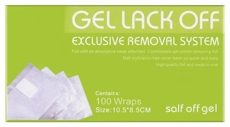 usuwanie lakieru hybrydowego folia aluminiowa