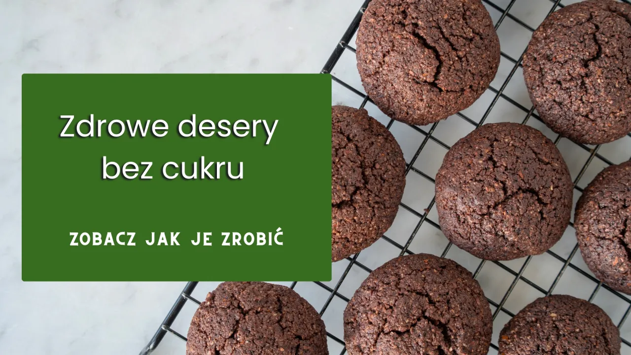 Czekoladowe ciasteczka na kratce. Zdrowe desery bez cukru – zobacz, jak je zrobić!