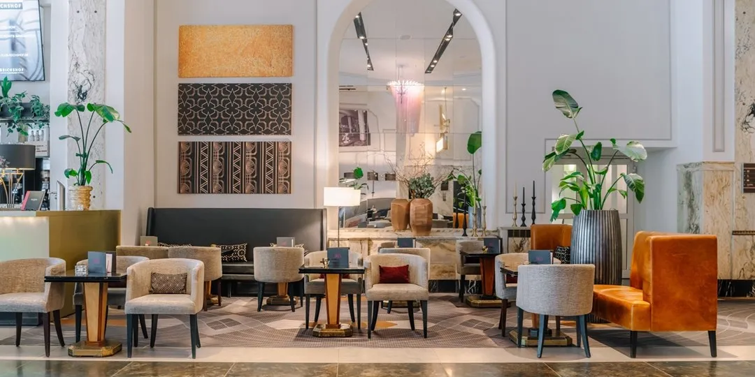 Reichshof Hamburg Hotel Innenansicht Art Deco