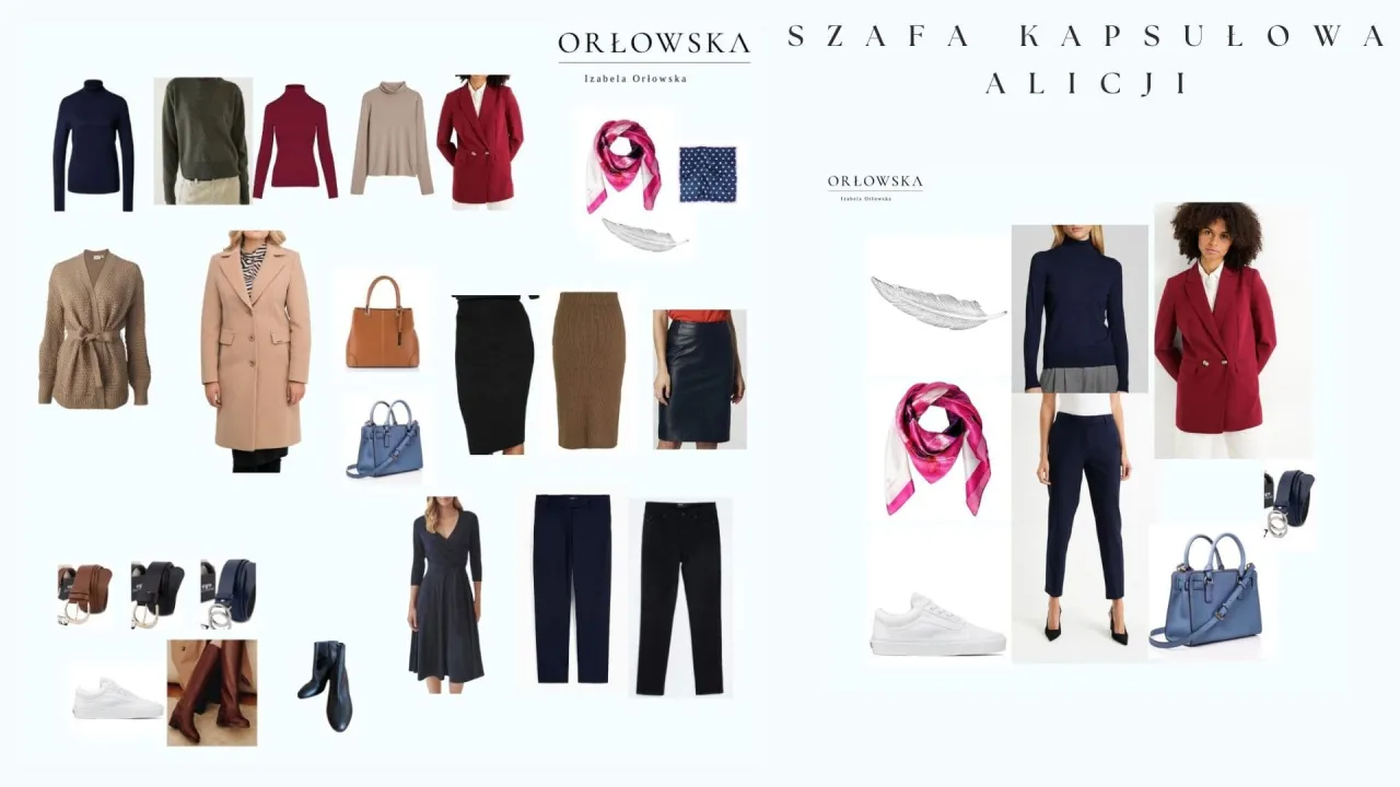 Szafa kapsułowa do biura smart casual