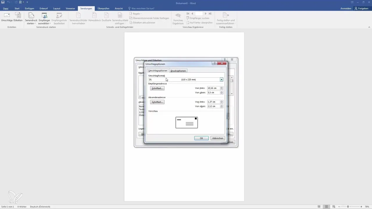 Drukowanie kopert w Word instrukcja