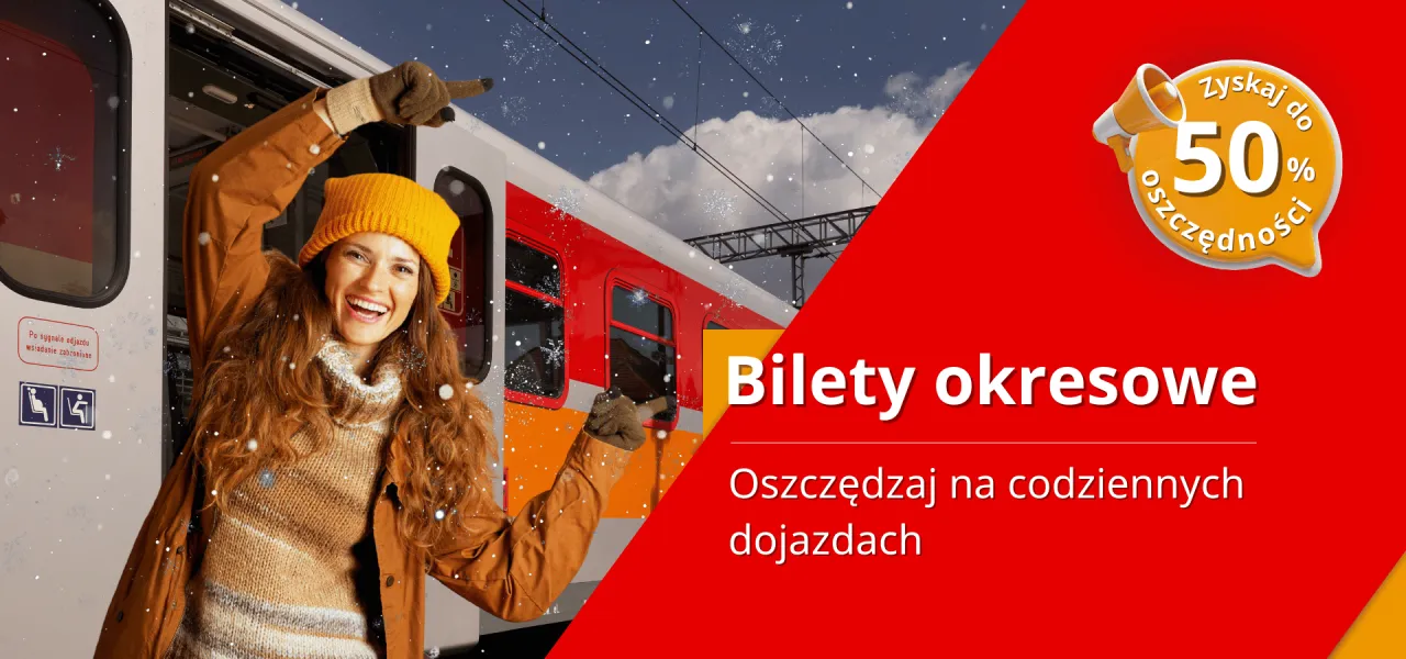 bilety miesięczne i kwartalne na pociąg