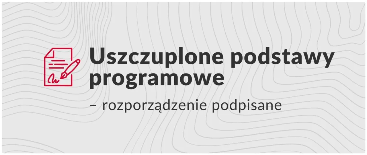 podstawa programowa rozporządzenie men