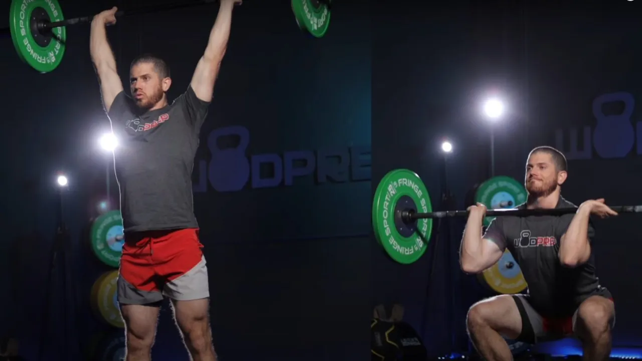 CrossFit thruster technique