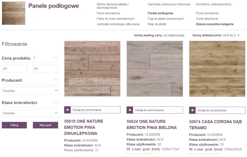 porównanie cen paneli podłogowych laminowanych i winylowych