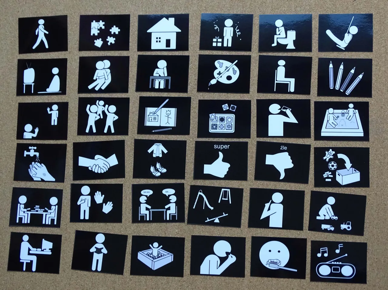 Plan dnia dla dziecka z autyzmem piktogramy