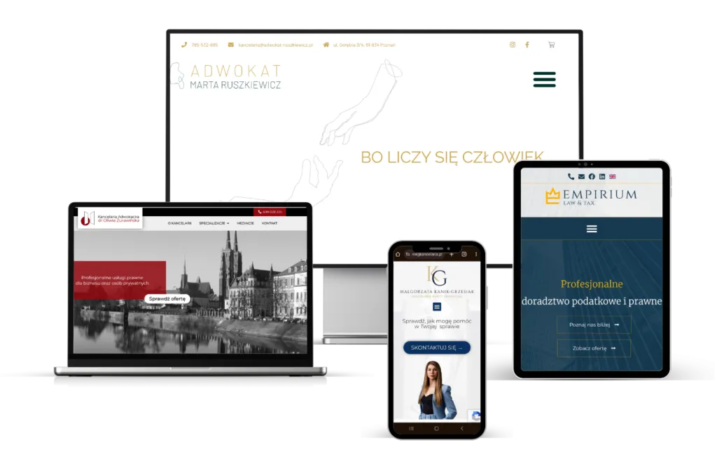 profesjonalna strona internetowa kancelarii prawnej