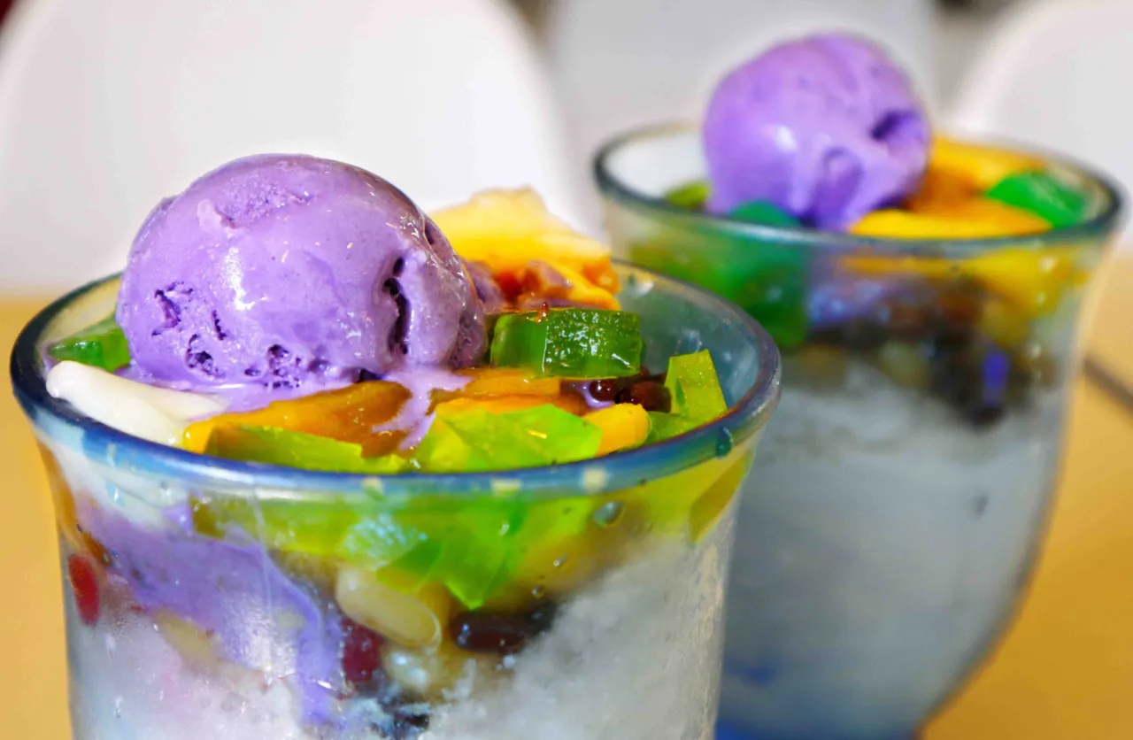 Halo-Halo dessert filippino colorato