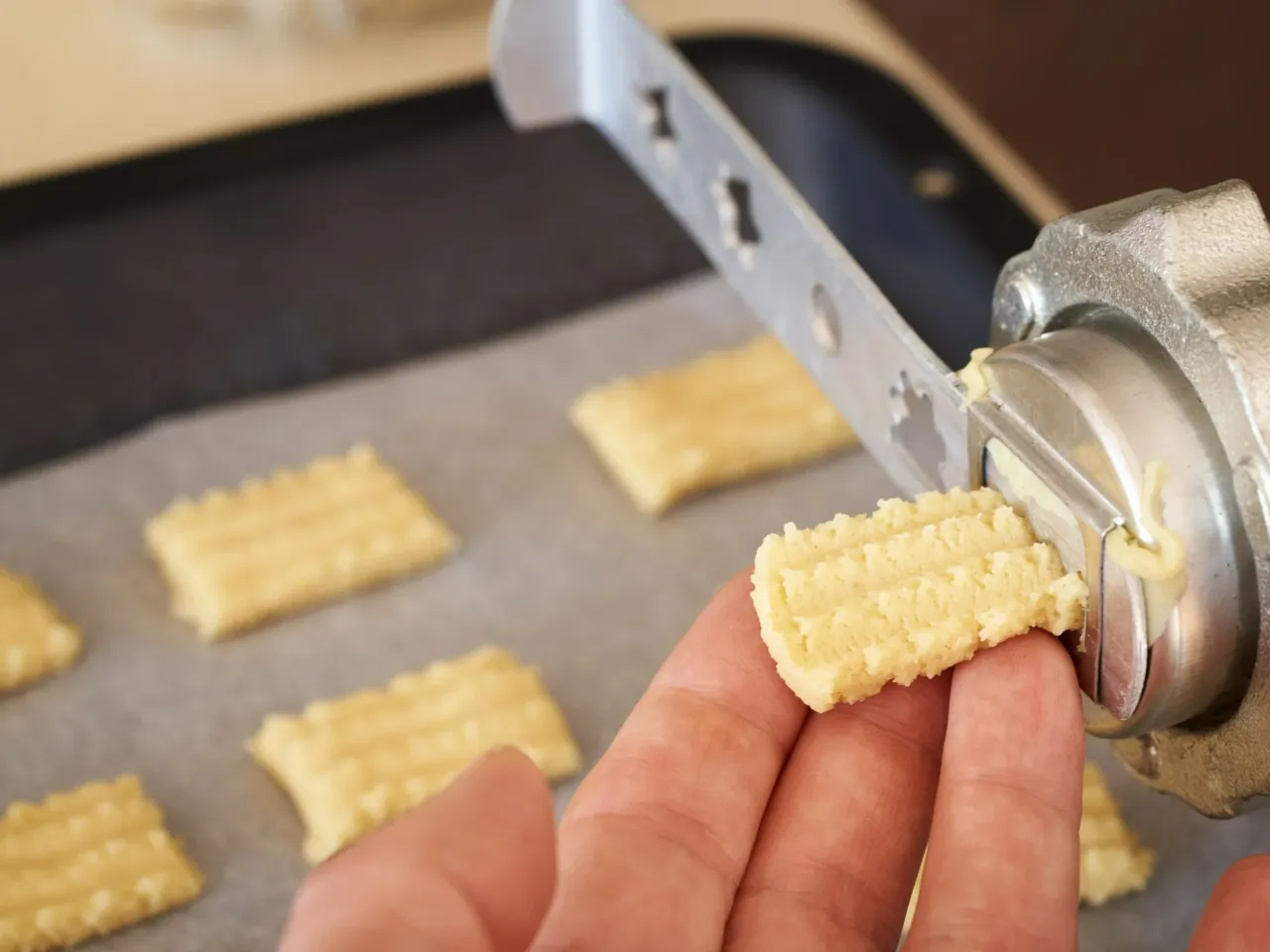 ciastka z maszynki do mięsa porady