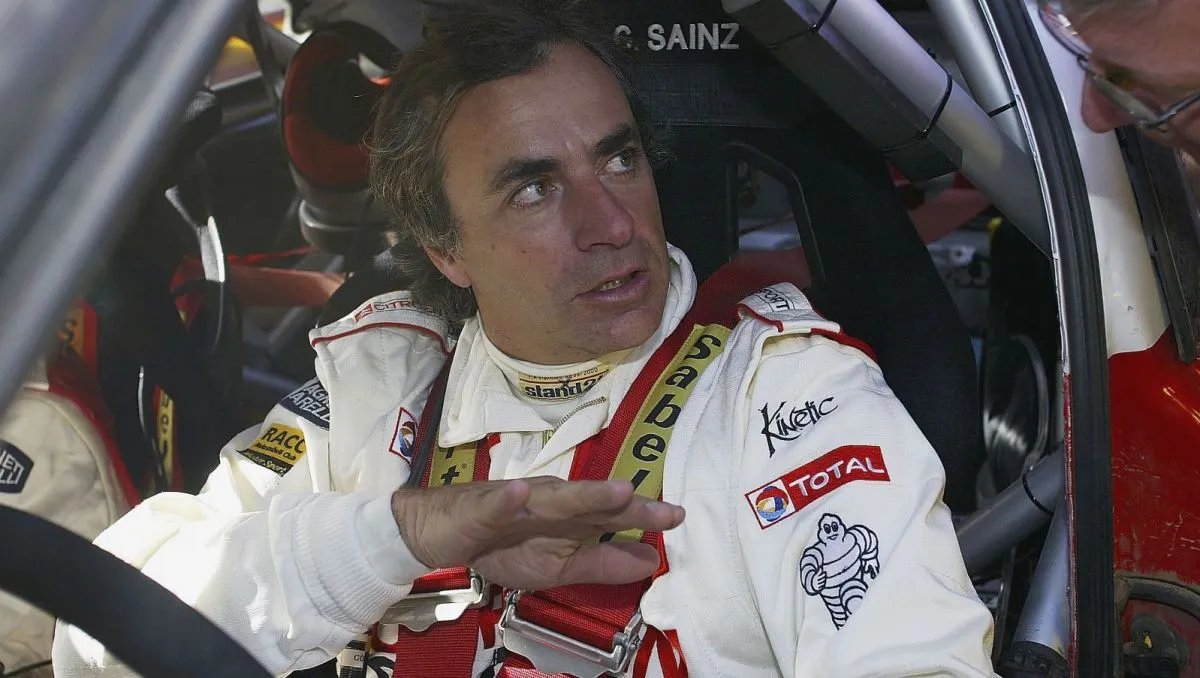 Kierowca rajdowy WRC w akcji