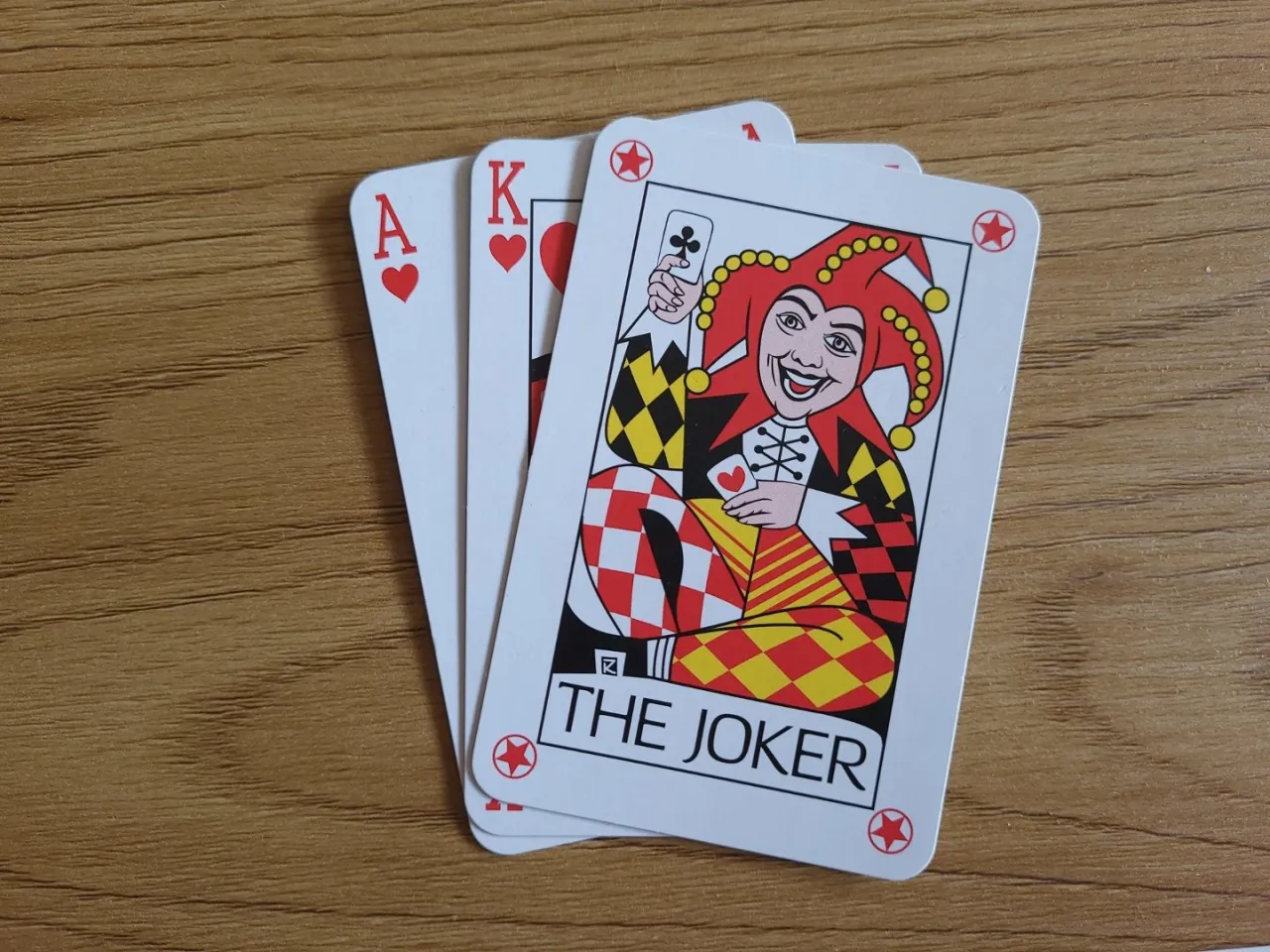 gra w karty Joker przygotowanie