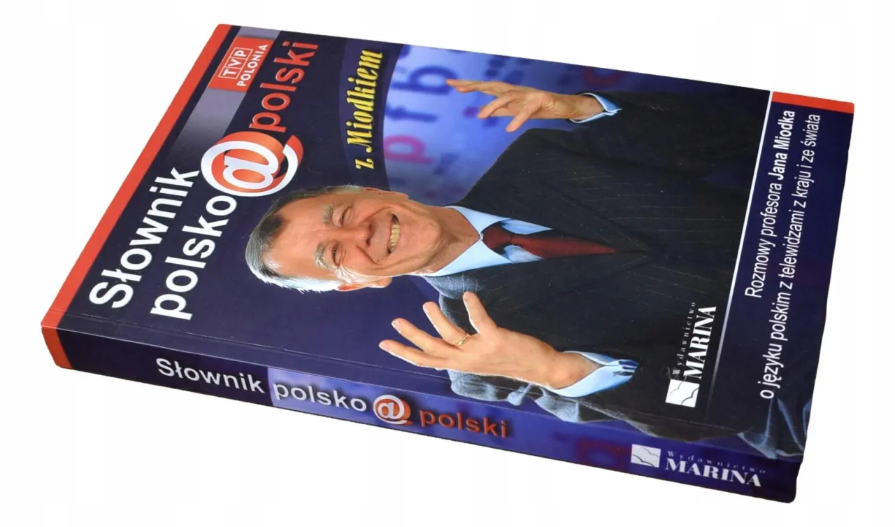 książka Słownik polsko@polski z Miodkiem okładka