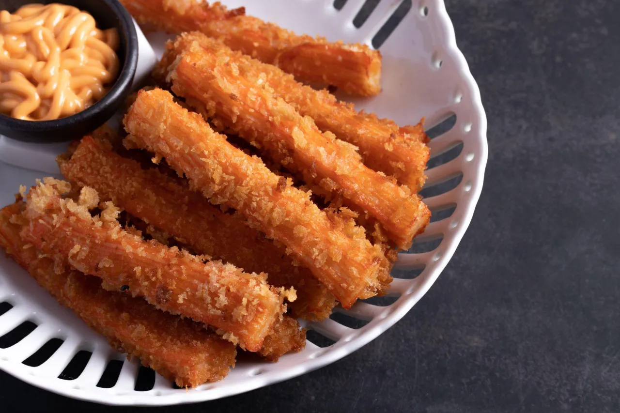 smażone paluszki krabowe w panierce przepis
