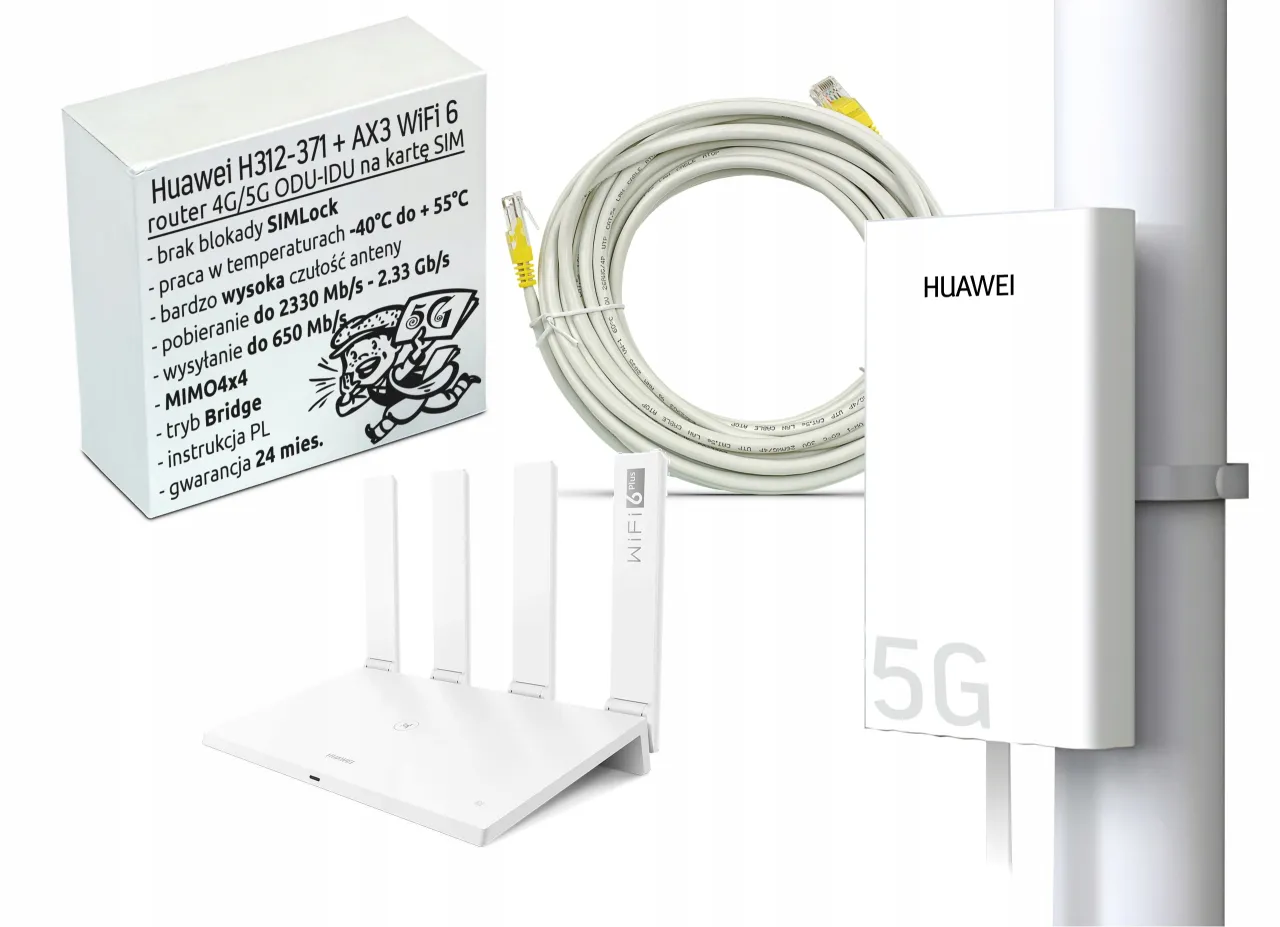 Router z zewnętrzną anteną LTE 5G