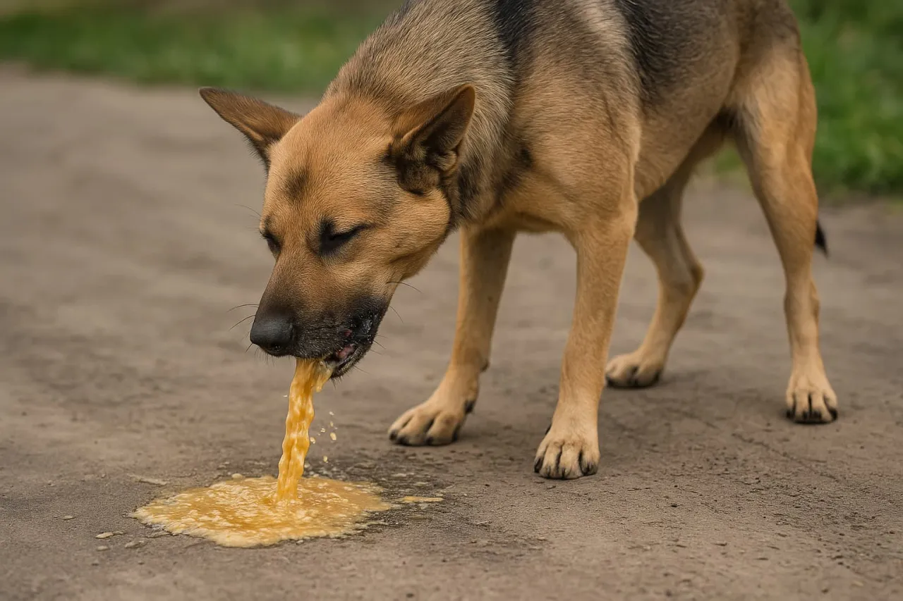 pies wymiotujący objawy zatrucia