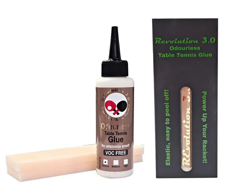 klejenie okładzin rakietki tenis stołowy klej wodny